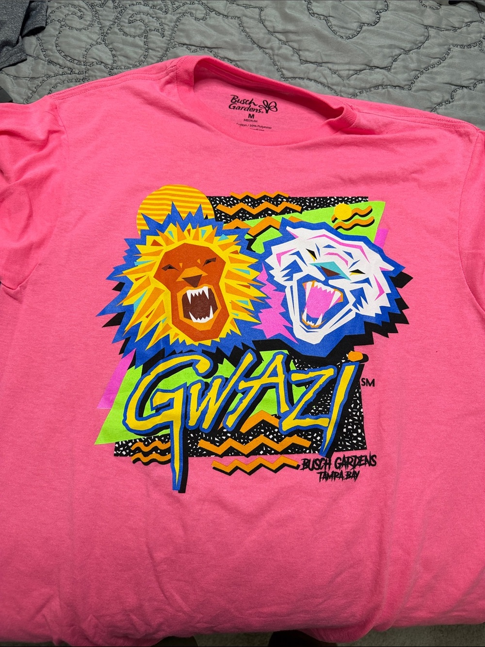 Gwazi Short Sleeve Graphic Tee - Pink